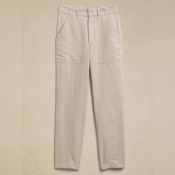 NWT BANANA REPUBLIC | Vegan Suede Pants - Picture 4 of 5
